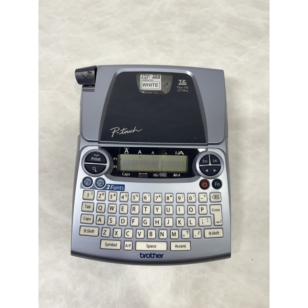 Brother P Touch Label Maker PT‎ 1880 Tested Works White Tape Included No Cord